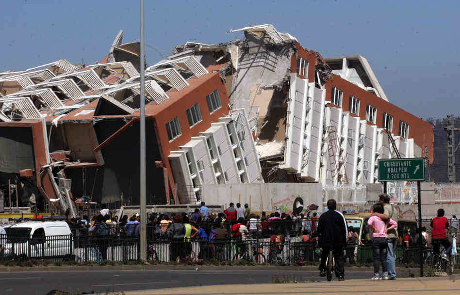 Concepcion, about 70 miles from the epicenter, suffered some of the worst damage. 