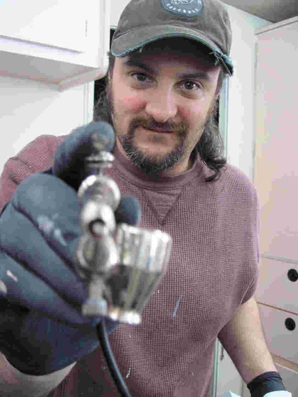 Jerry Constantine is the special effects supervisor for C.L.A.S.S. (Criminal Law and Student Slayings), a small-budget murder mystery film.  He has also worked on The Curious Case of Benjamin Button,  Watchmen and Van Helsing.