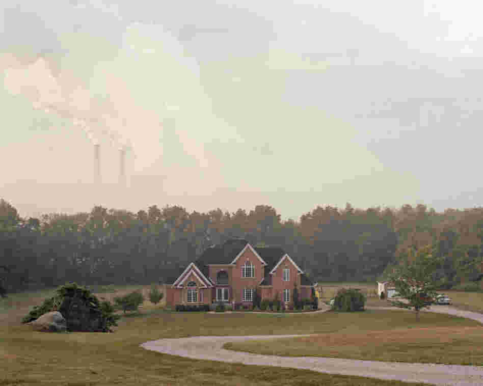 The town of Cheshire, Ohio, was bought out by American Electric Power as health threats to local residents persisted. Other than a few municipal buildings, a pizza shop and one house, the main part of the city is a ghost town. 