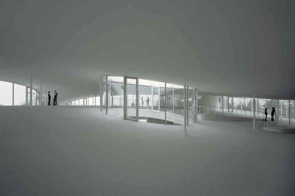 The Rolex Learning Center, Ecole Polytechnique Federale (Lausanne, Switzerland, 2009).