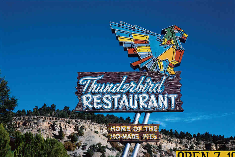 Thunderbird Restaurant Sign, Mount Carmel, Utah, 1987