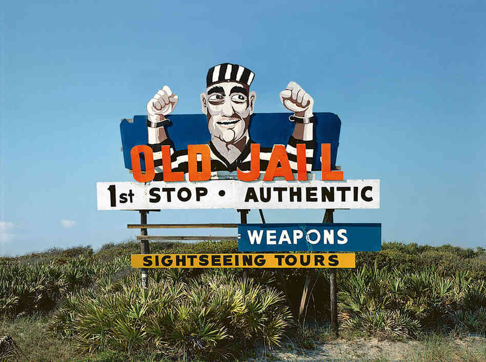 Old Jail Billboard, St. Augustine, Fla., 1979
