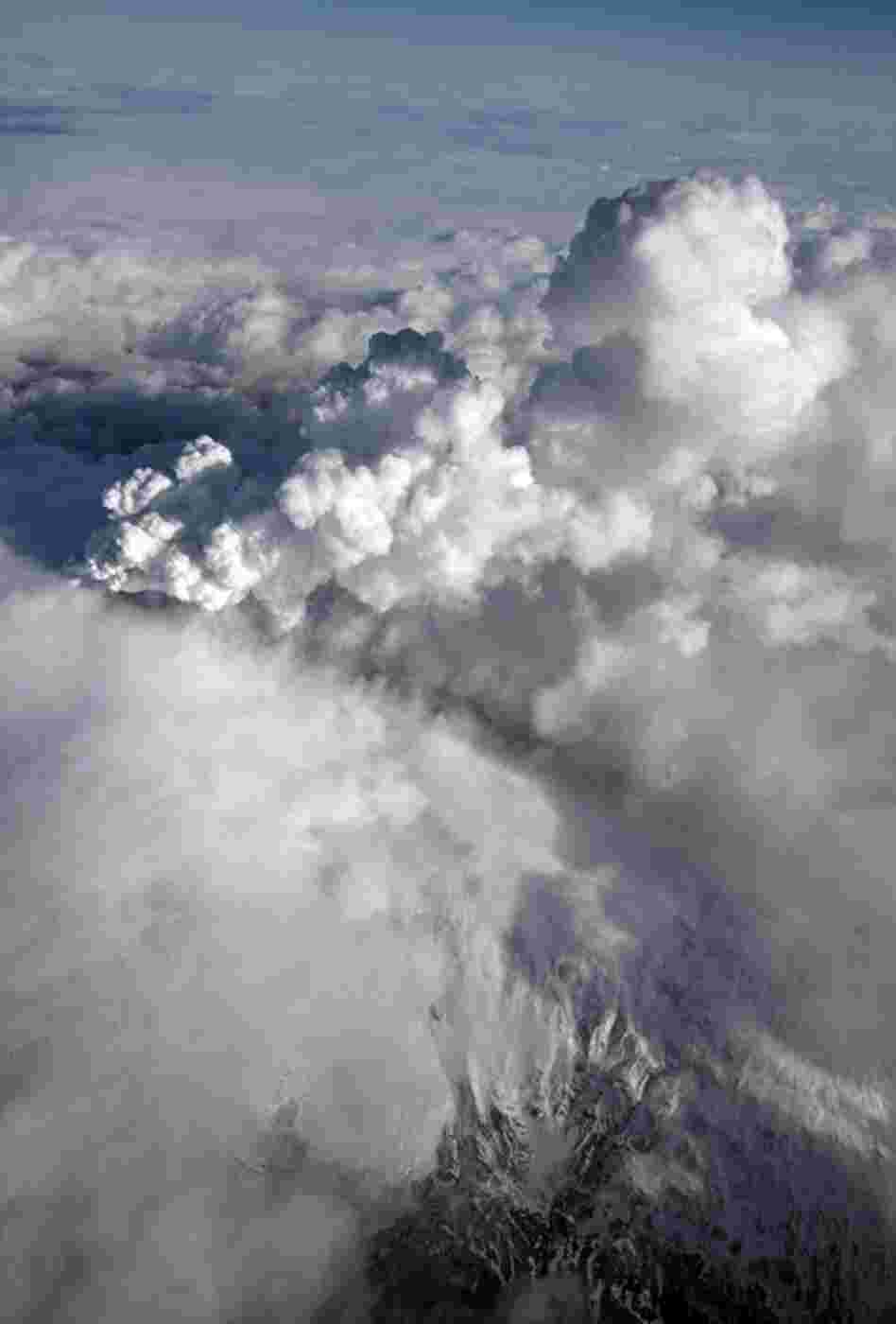 Ash from Iceland's latest volcanic eruption has caused the suspension of all London flights, on top of the nearly 300 flights already canceled. 