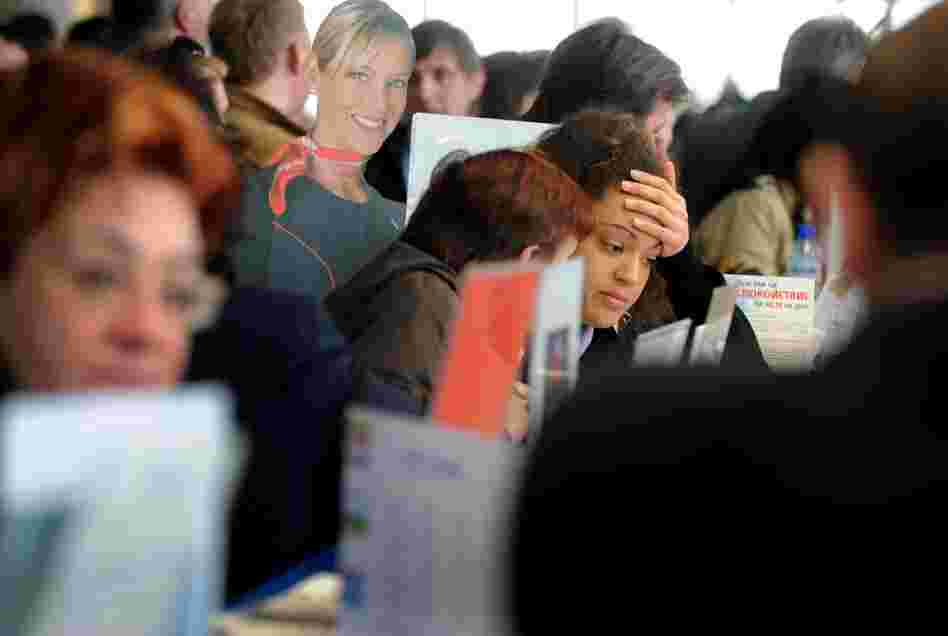 People wait for information about their flights at the Sofia airport in Bulgaria on April 16. Volcanic smoke and ash affect pilots' visibility and microscopic debris can cause plane engines to shut down. 