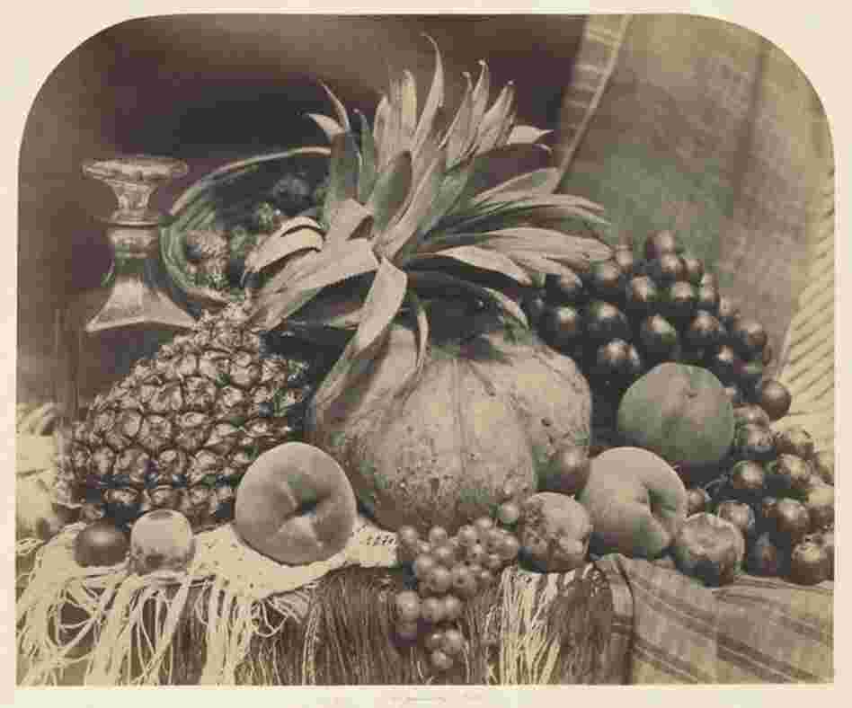 Still Life with Fruit and Decanter, 1860 