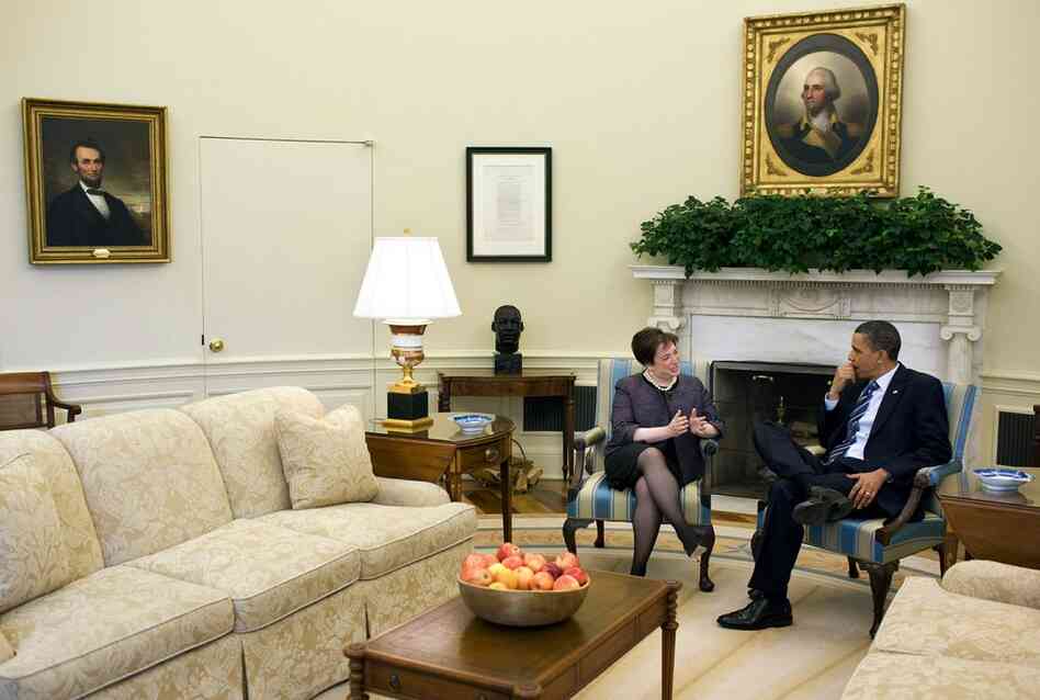 Obama meets with Kagan on April 30 in the Oval Office in Washington, D.C. If confirmed, Kagan would become the 112th justice of the Supreme Court.  
