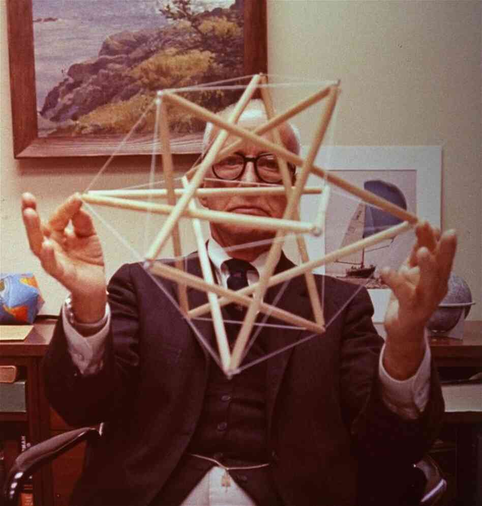 Buckminster Fuller, futurist, 5 feet 2 inches 