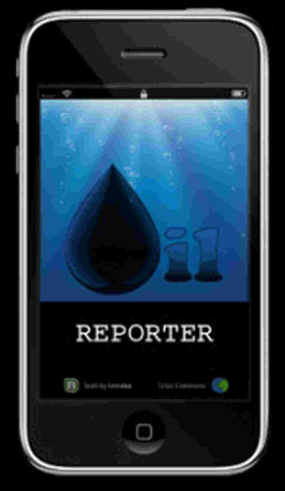 Oil Reporter mobile phone app Oil Reporter mobile phone app