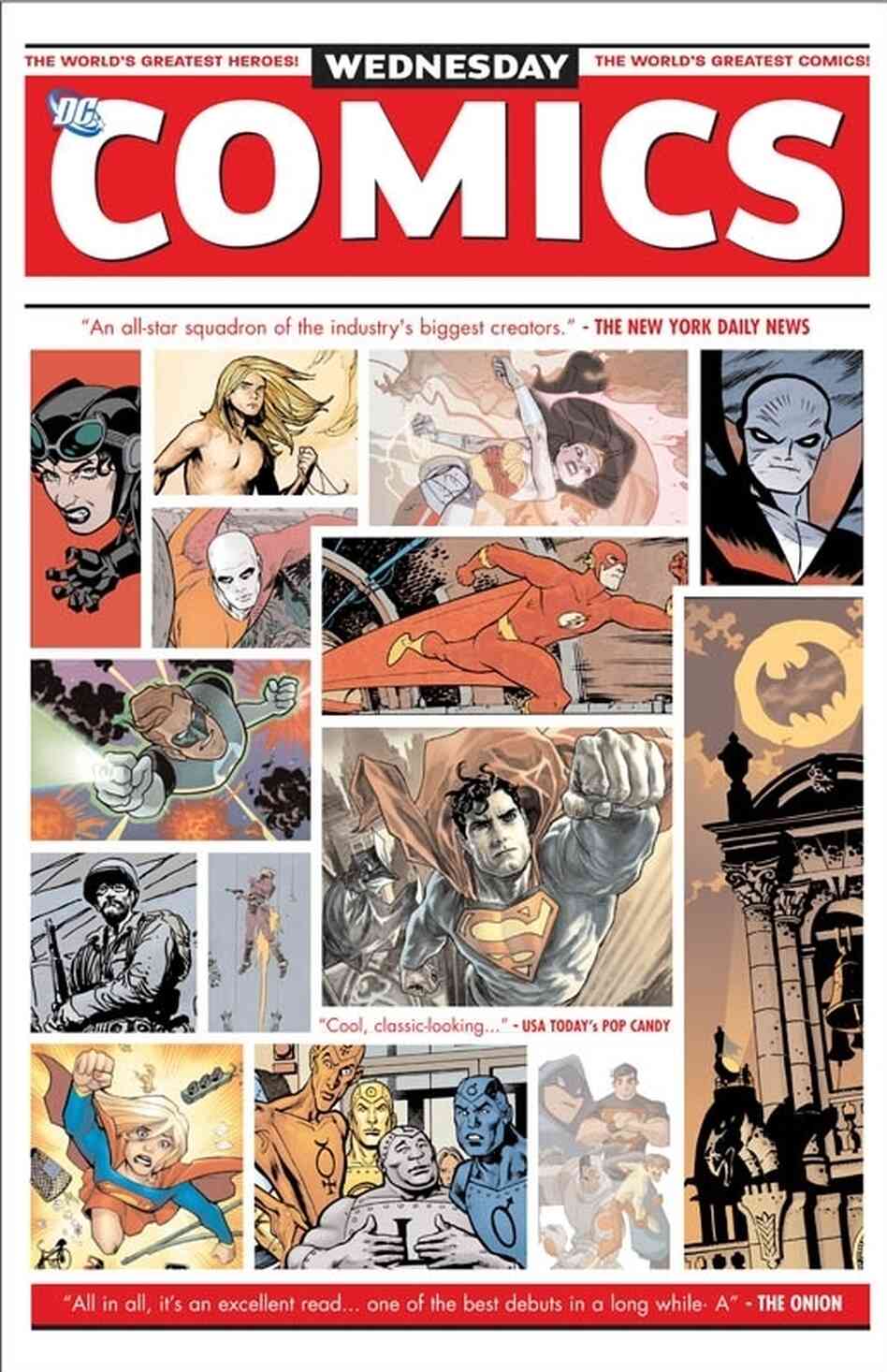 The cover of Wednesday Comics The cover of Wednesday Comics
