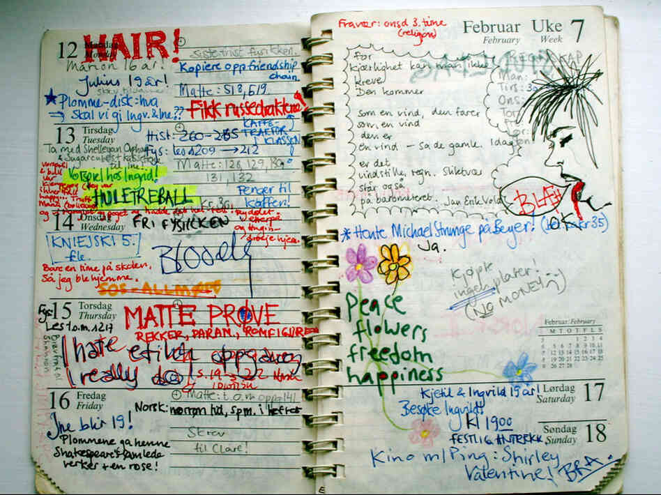 A diary of an 18-year-old. A diary of an 18-year-old.
