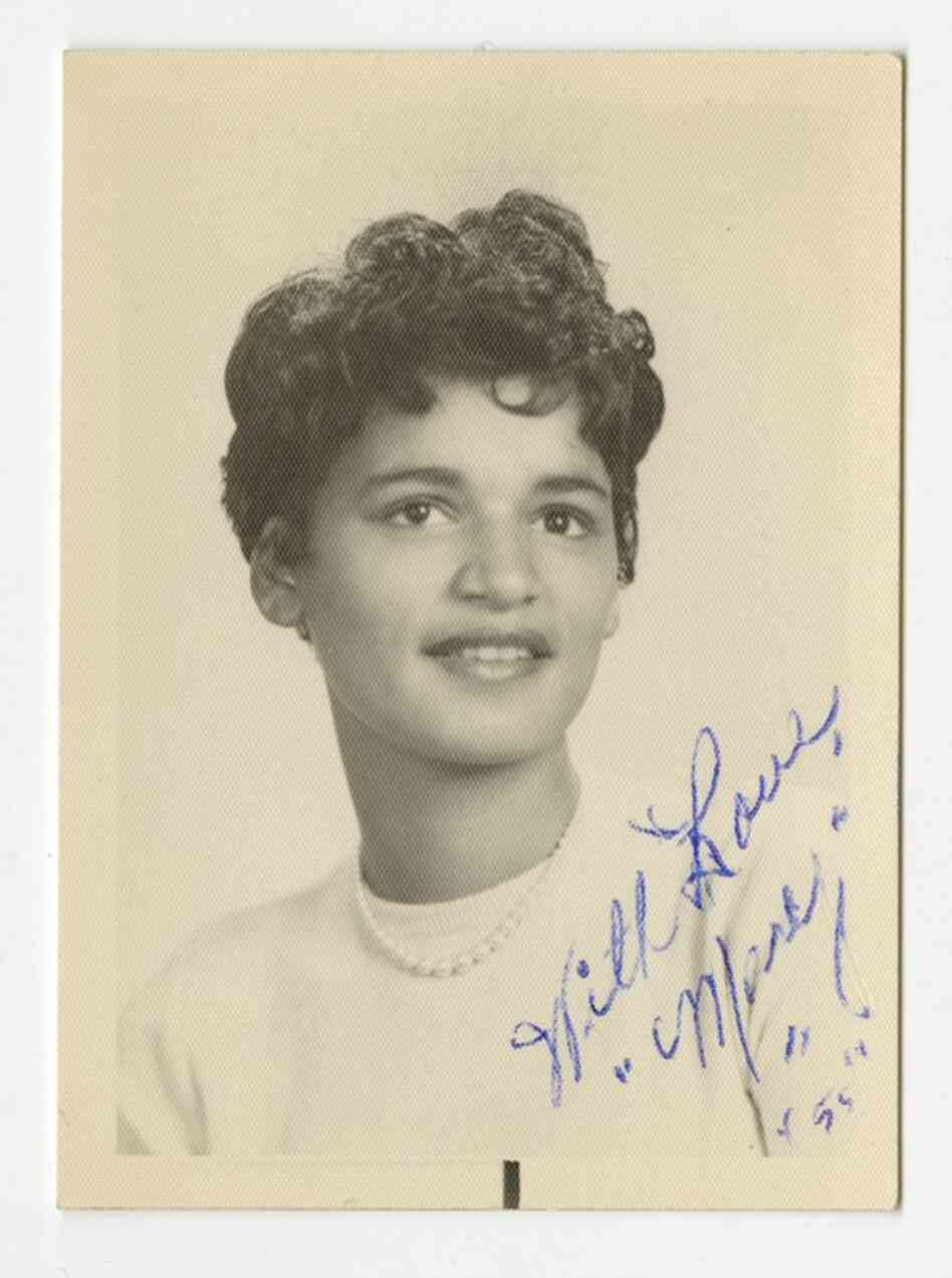 School photograph of "Mary," 1955, unknown photographer