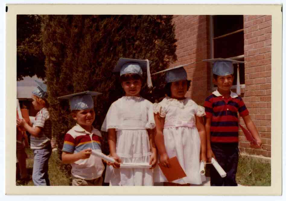 Kindergarten graduation, Texas, 1977, unknown photographer
