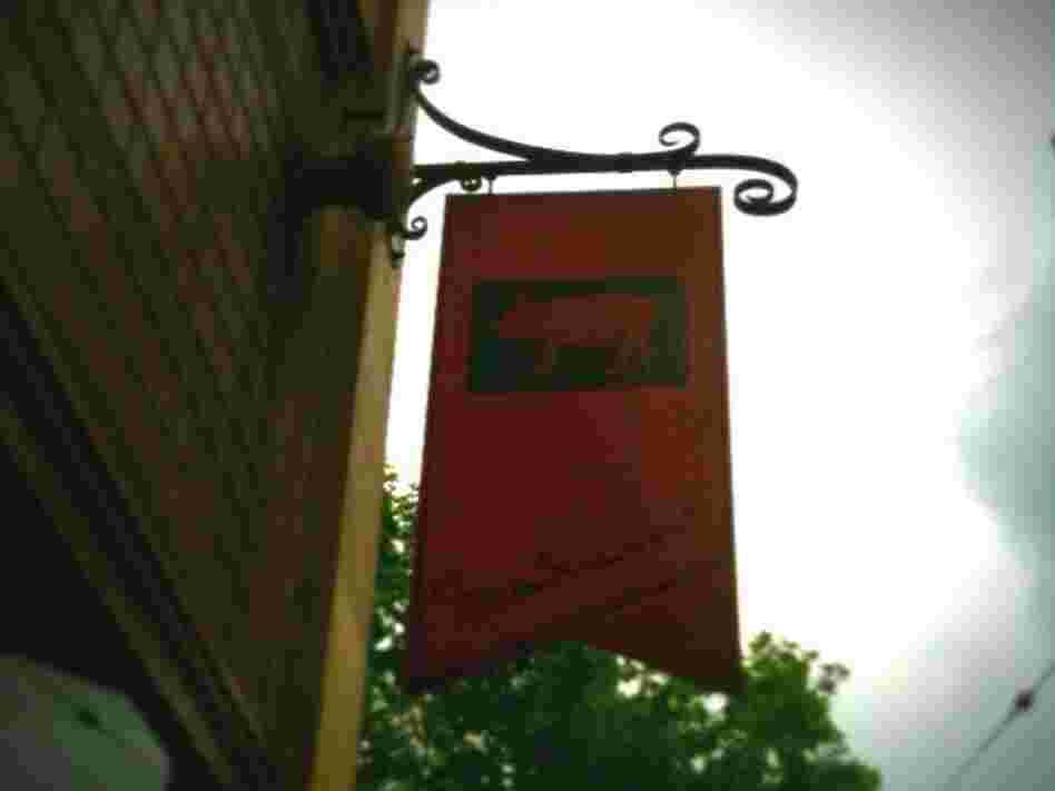 Sign on Salumi restaurant in Seattle. Sign on Salumi restaurant in Seattle.