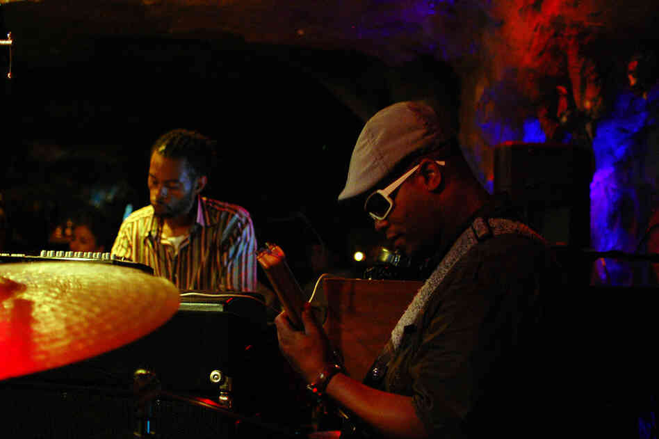 Tarus Mateen (electric bass) and Marc Cary.