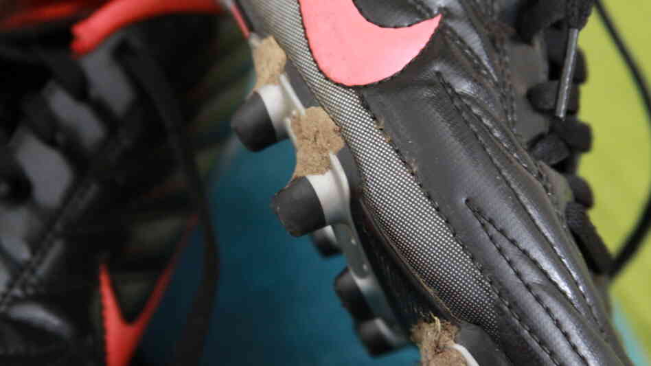 These are my cleats, where are yours? These are my cleats, where are yours?