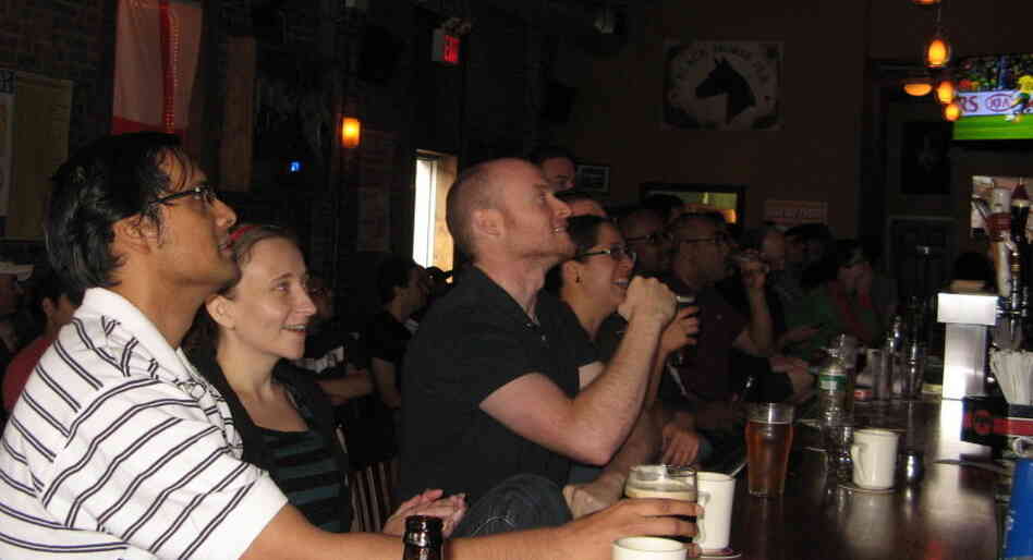 Soccer fans at the Black Horse Pub in Brooklyn. Soccer fans at the Black Horse Pub in Brooklyn.
