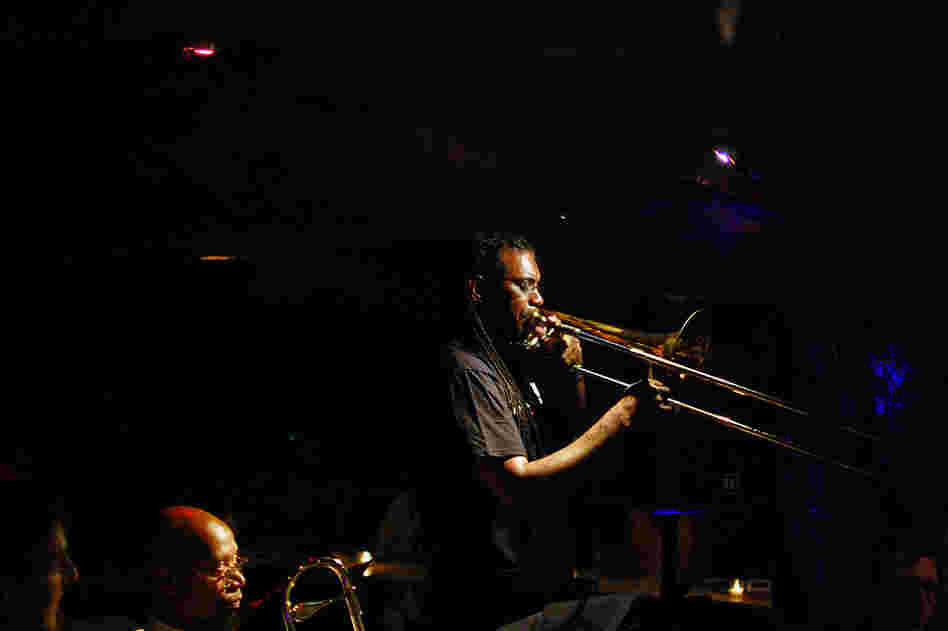 DuPor Georges takes a solo.