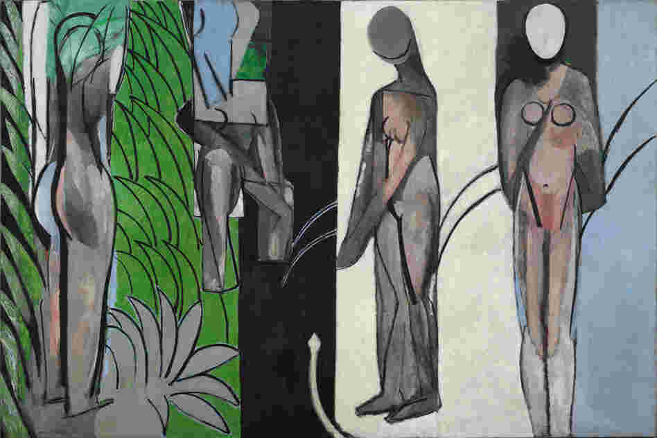 Bathers By A River  by Henri Matisse, 1909-10, 1913, 1916-17. 