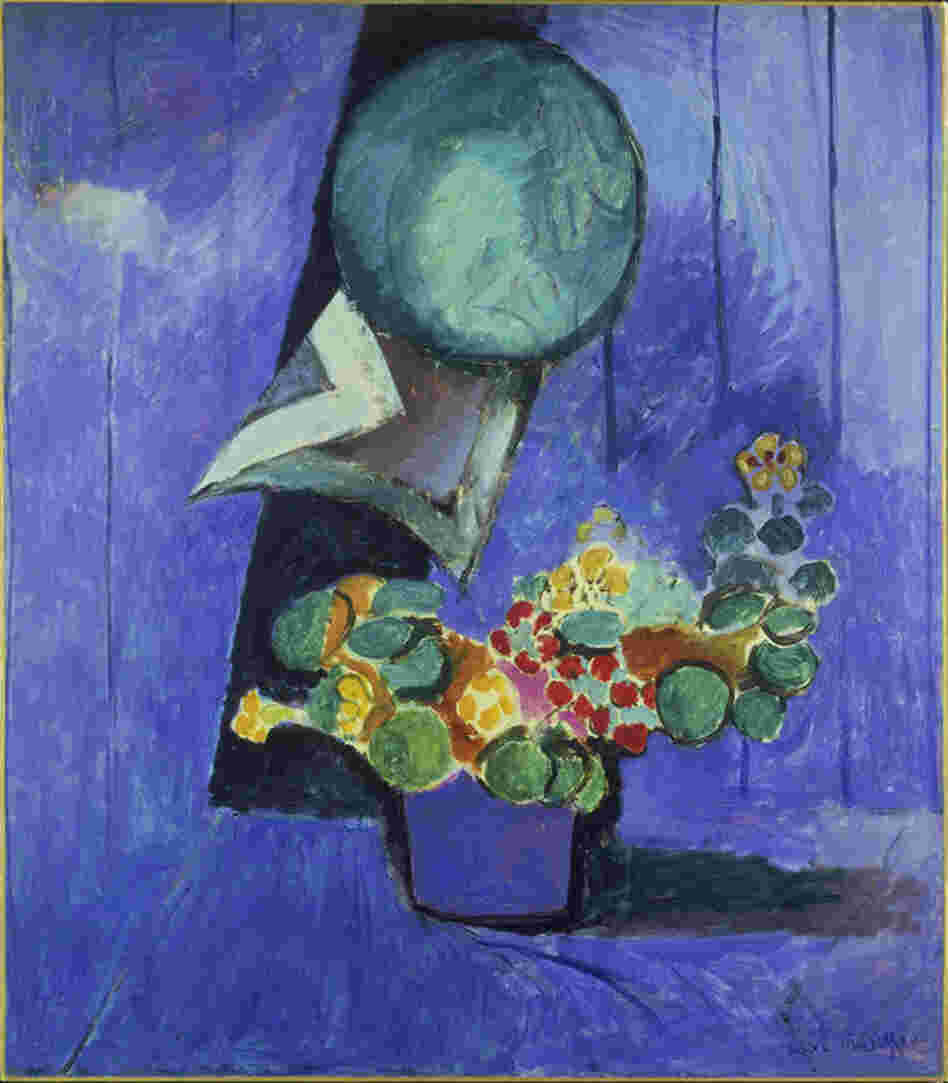 Flowers and Ceramic Plate by Henri Matisse, 1913. 