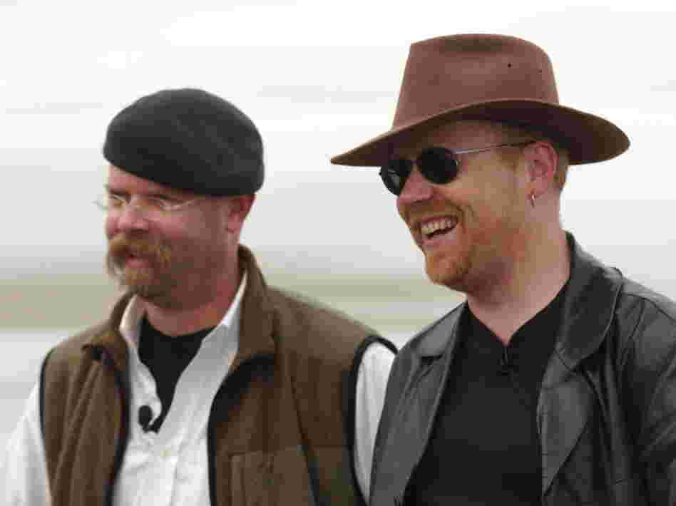 Jamie Hyneman and Adam Savage of Mythbusters Jamie Hyneman and Adam Savage of Mythbusters