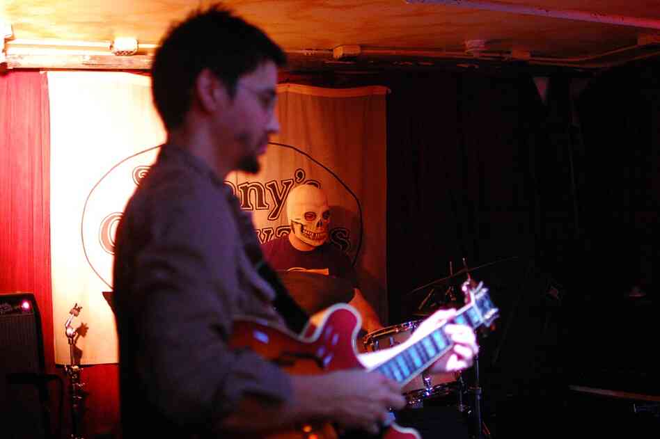 Miles Okazaki also sat in with the trio of Jean-Michel Pilc, Tim Lefebvre and Ari Hoenig. Hoenig dressed for the Undead theme.