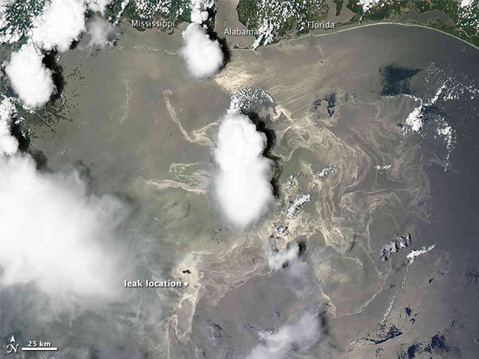 Oil spill, from Space Oil spill, from Space