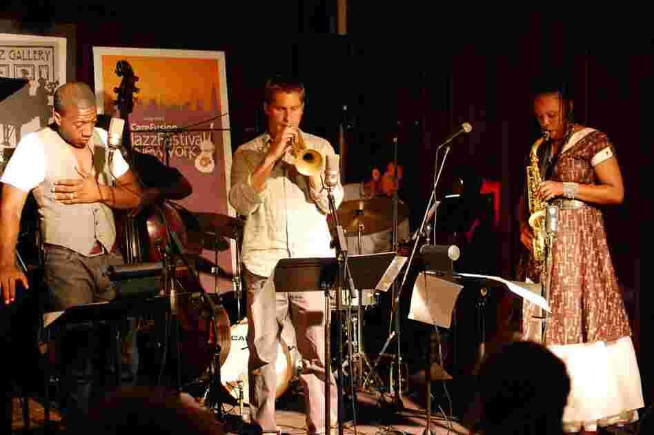 L-R: Jeremiah, Hill Greene (background), Shane Endsley, Tomas Fujiwara (background), Matana Roberts.