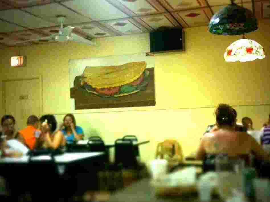 Image of painting of jibarito. Image of painting of jibarito.