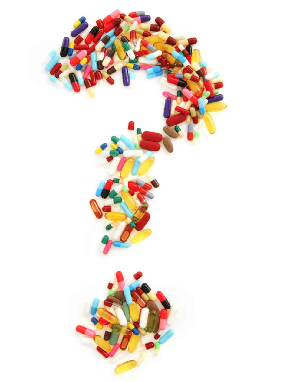 Drug question mark Drug question mark