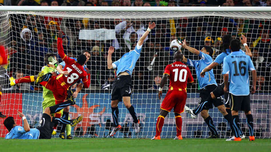 Uruguay v Ghana: 2010 FIFA World Cup - Quarter Finals Uruguay v Ghana: 2010 FIFA World Cup - Quarter Finals