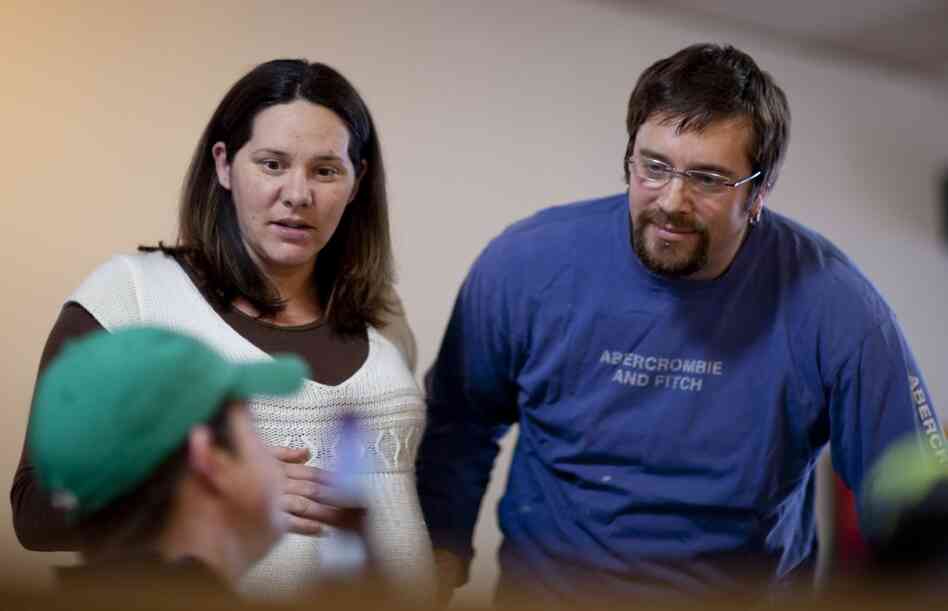 Melissa Schutte and her boyfriend, Rich Catlett, chose to register at City Hall as domestic partners instead of getting married. It's a license that gives them nearly the same benefits as being married. Catlett says the difference between the two licenses is "the big commitment thing."