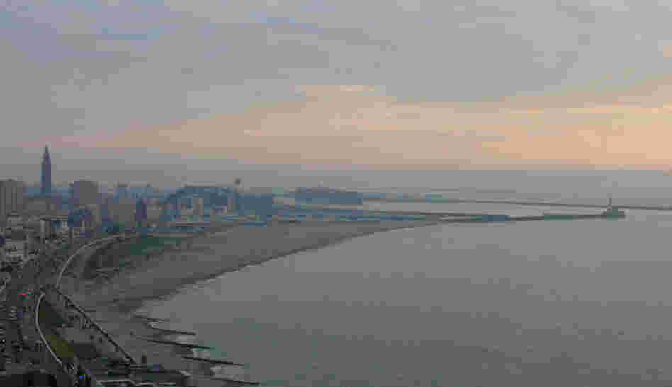 Le Havre Waterfront. Claude Monet grew up in Le Havre, a seaside town in north-western France. Over the course of the 19th century, Le Havre became a thriving industrial center, with much of its economy focused around its busy port. 