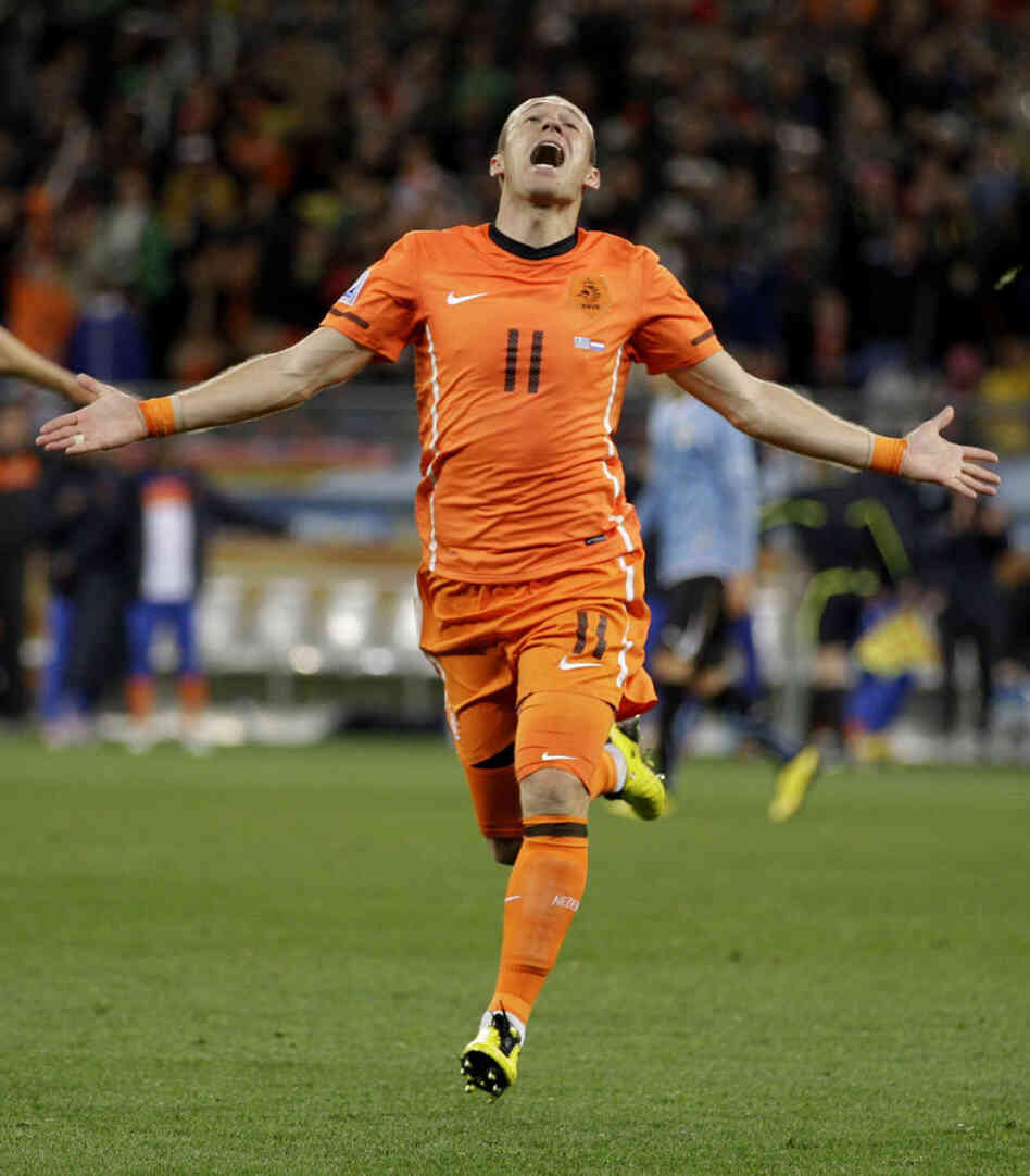 Arjen Robben of the Netherlands. Arjen Robben of the Netherlands.