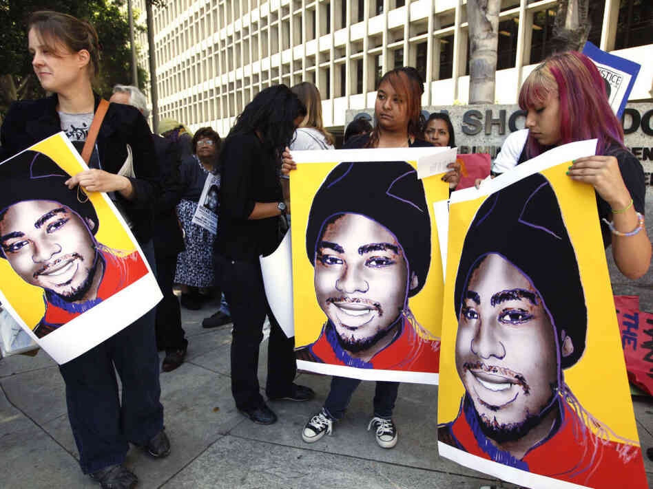 Johannes Mesherle murder trial in Los Angeles. Johannes Mesherle murder trial in Los Angeles.
