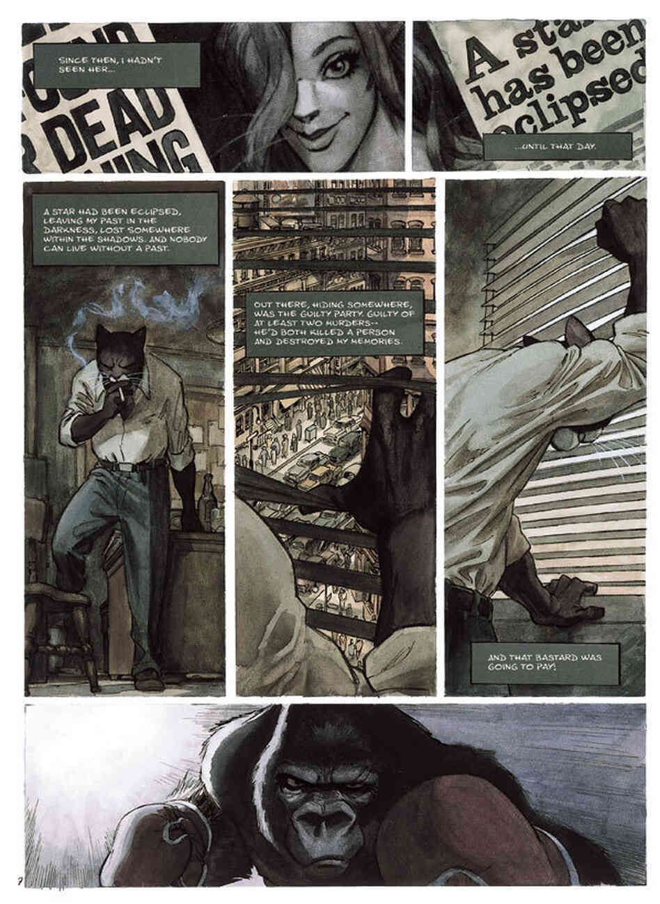 a page from Blacksad a page from Blacksad