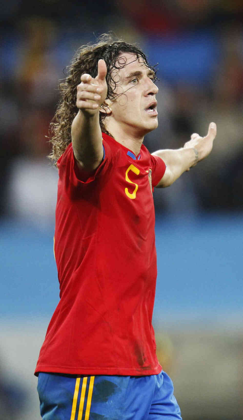 Spain's Puyol during semifinal match Spain's Puyol during semifinal match