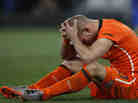 Netherlands' Wesley Sneijder after his team's loss to Spain in the World Cup 2010