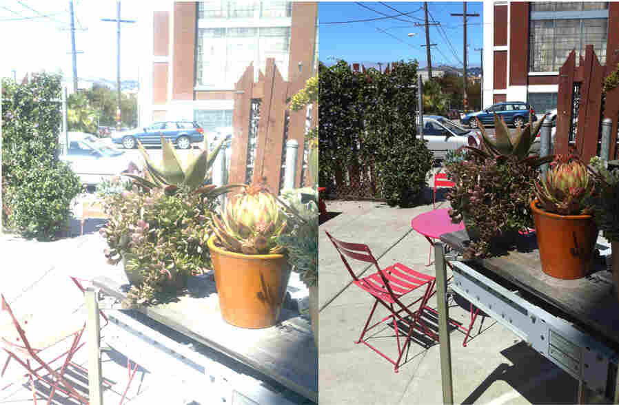 two pictures taken with different phones two pictures taken with different phones