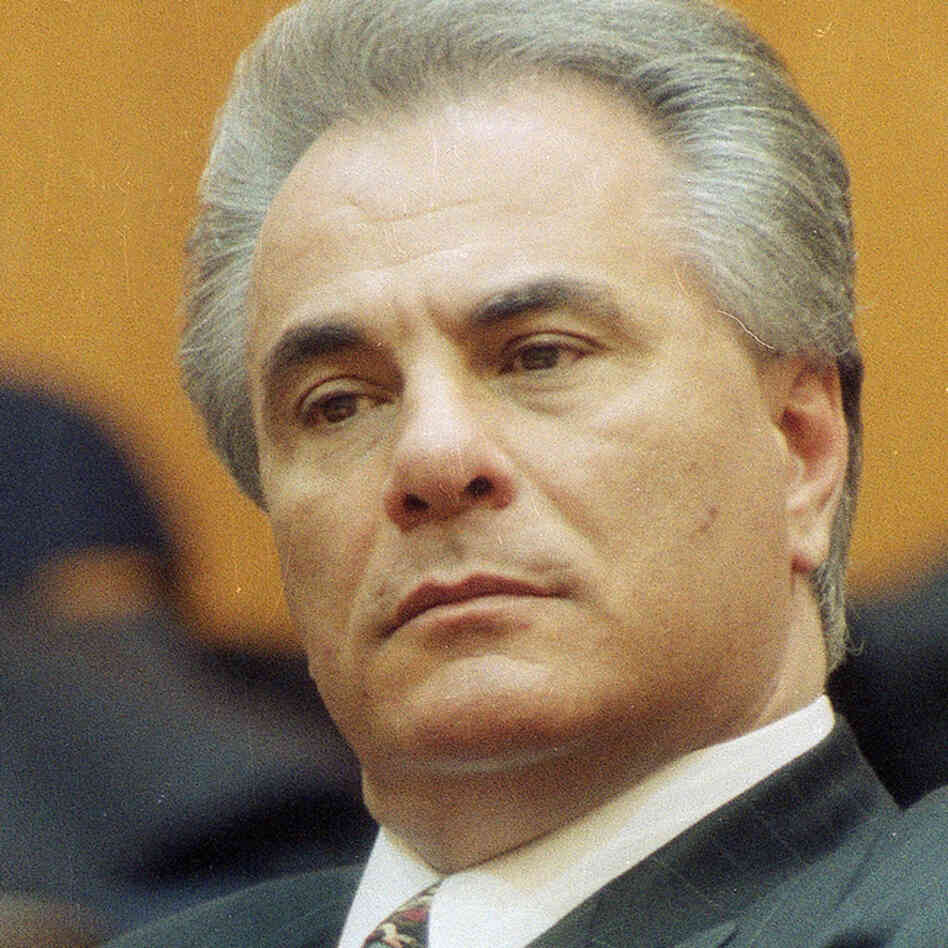 Reputed mob boss John Gotti sits in New York Supreme Court in Manhattan, N.Y., on Jan. 20, 1990. Reputed mob boss John Gotti sits in New York Supreme Court in Manhattan, N.Y., on Jan. 20, 1990.