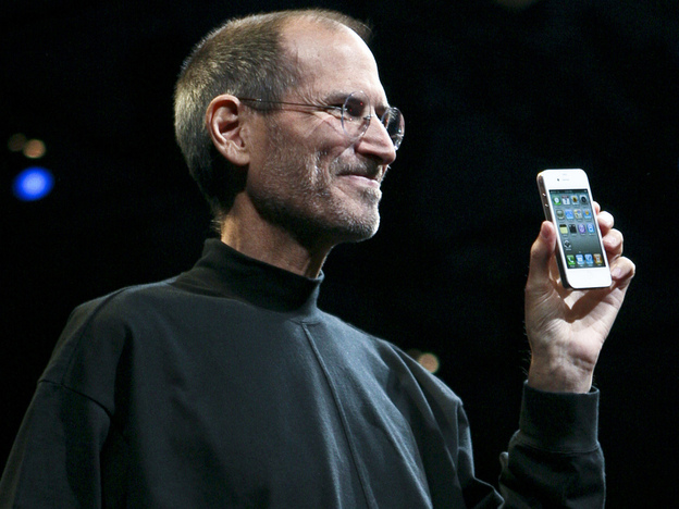 Apple chief executive Steve Jobs introdu
