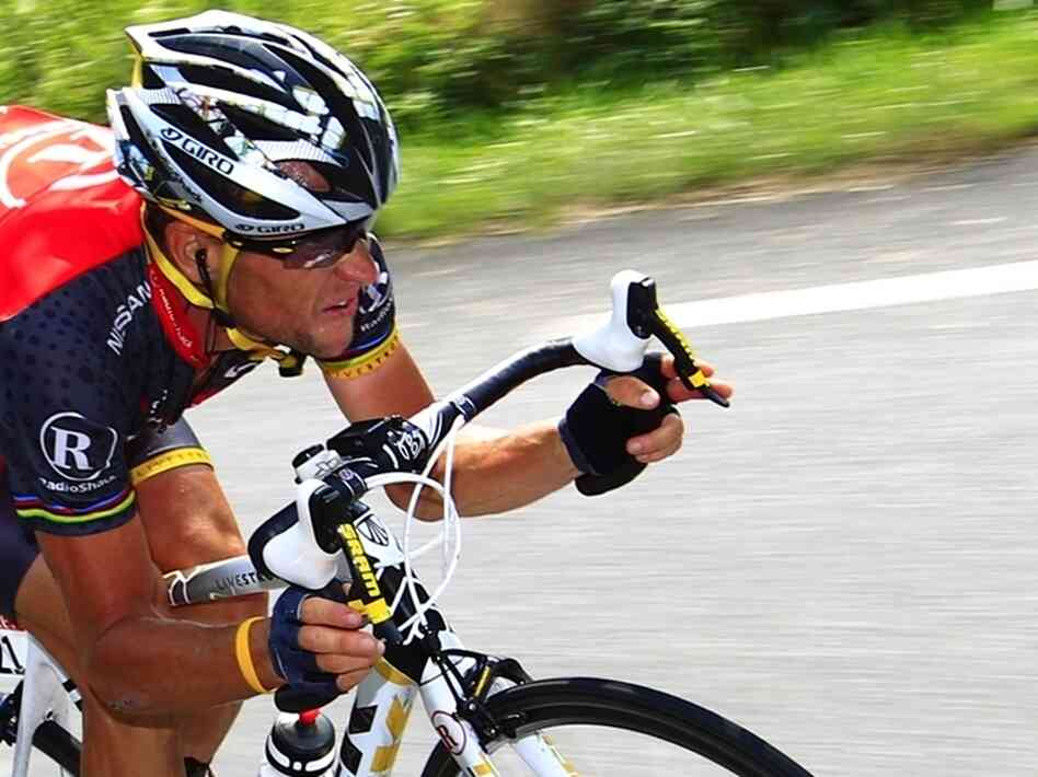 Lance Armstrong at Tour de France 2010 Lance Armstrong at Tour de France 2010