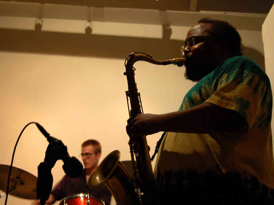 Ras Moshe Trio performs at the New Atlantis Festival. Ras Moshe Trio performs at the New Atlantis Festival.