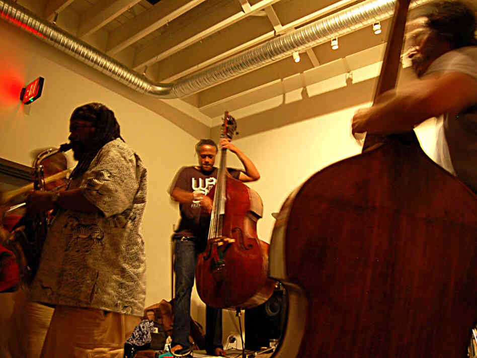 New Atlantis VItet with Steve Swell at the New Atlantis Festival. New Atlantis VItet with Steve Swell at the New Atlantis Festival.