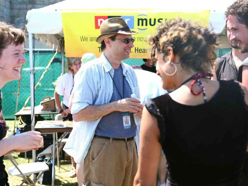 Bob Boilen and fans Bob Boilen and fans