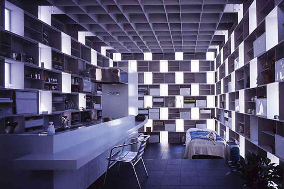 Interior of "Cell Brick."