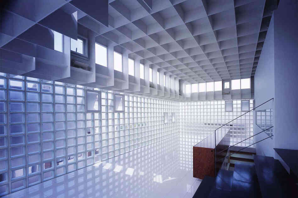 Interior of "Crystal Brick."