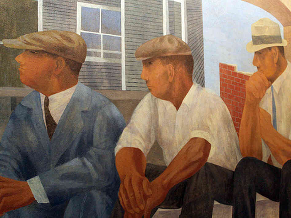 "Unemployment" by Ben Shahn-- a detail. "Unemployment" by Ben Shahn-- a detail.