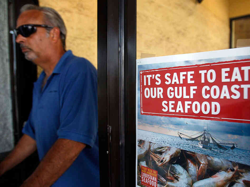gulf seafood safe sign gulf seafood safe sign