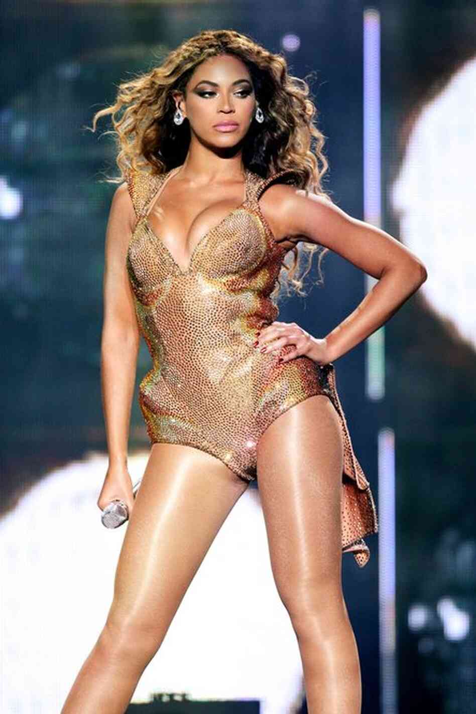 Beyonce Knowles, as her Sasha Fierce persona on the "I Am  . . . Sasha Fierce" album tour at Madison Square Garden June 21, 2009. 