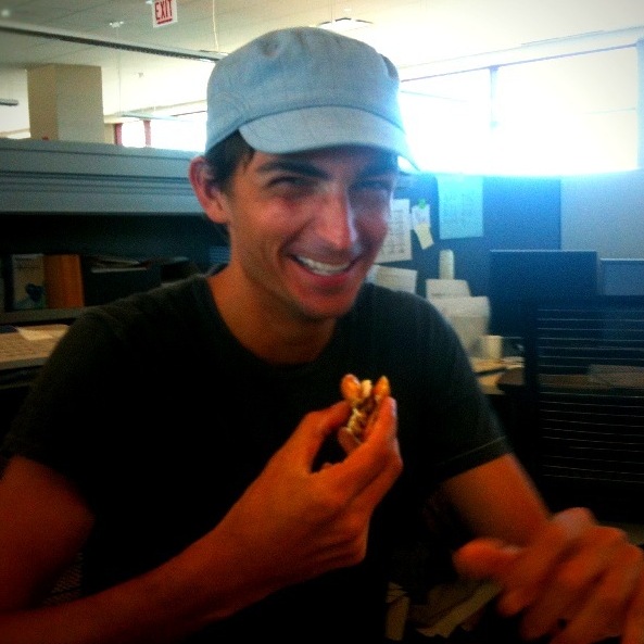 Ian eats the Lady's Brunch Burger